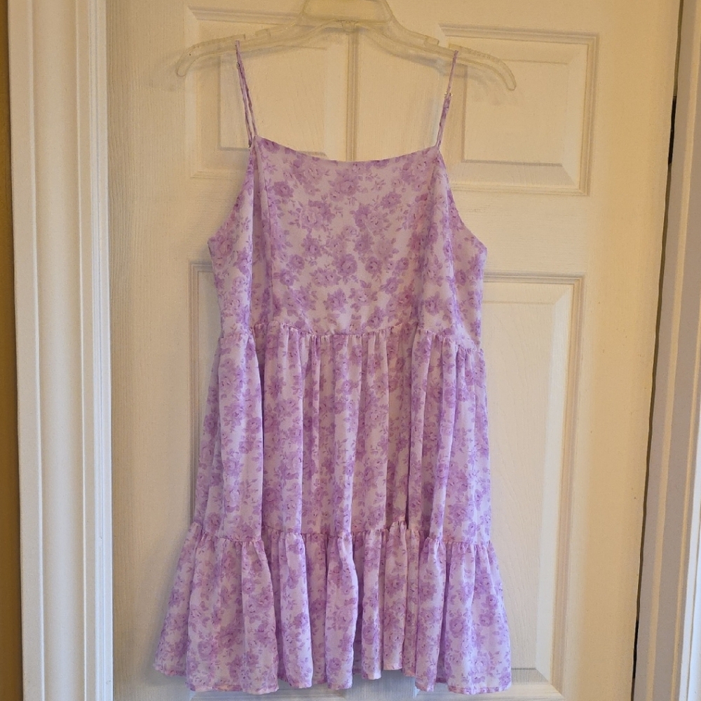 Forever 21 Lavender Floral Kids Dress